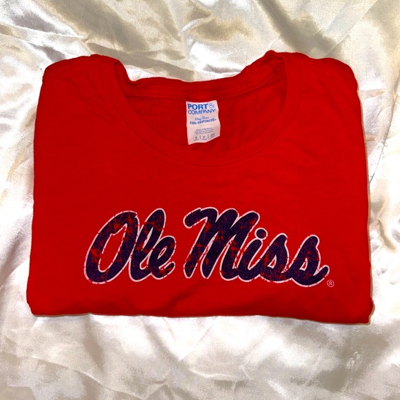 ❤️💙 Ole Miss Short Sleeve Tee ❤️💙 - Picture 1 of 3